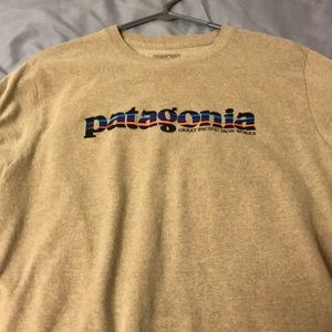 Mens Long Sleeved Patagonia T-Shirt